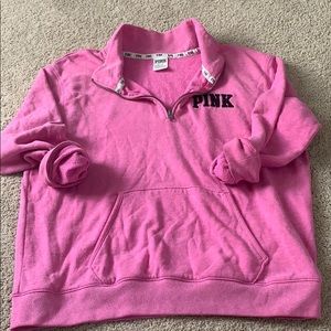 VS PINK quarter zip hoodie